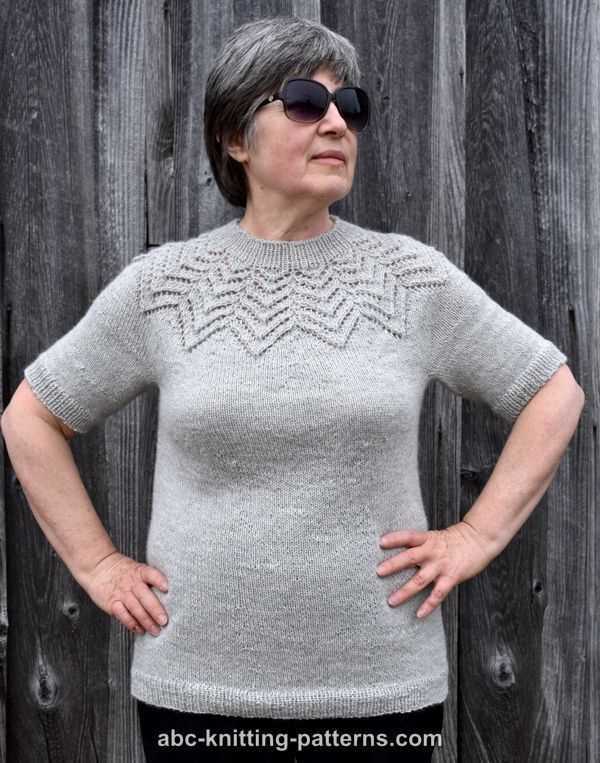 Free knitting patterns for ladies sweaters