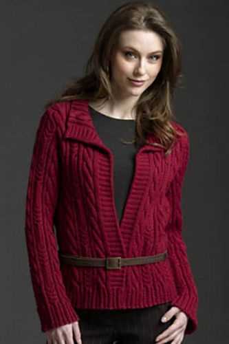 Free knitting patterns for women's cardigan sweaters