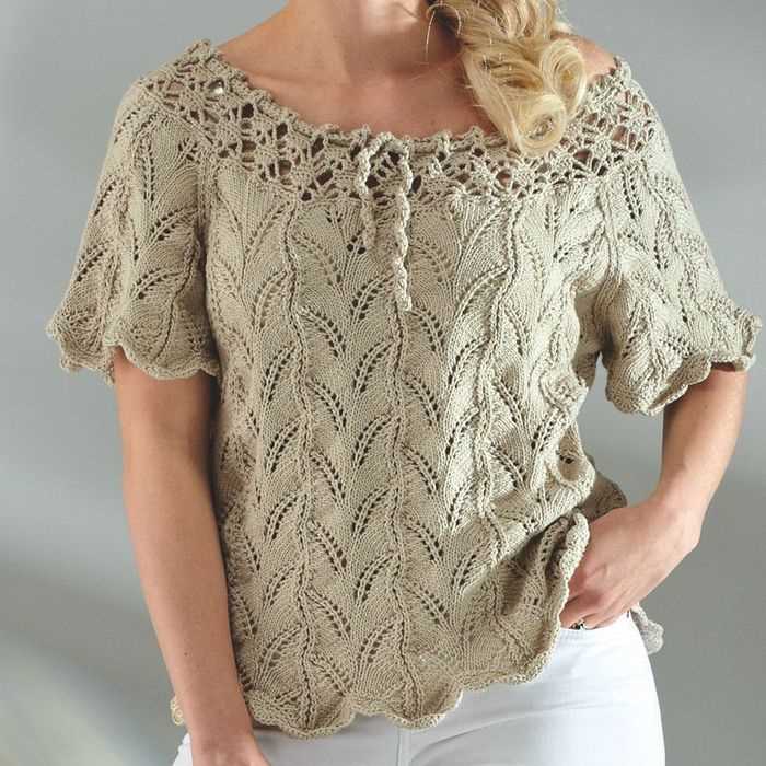 Free knitting patterns womens summer tops