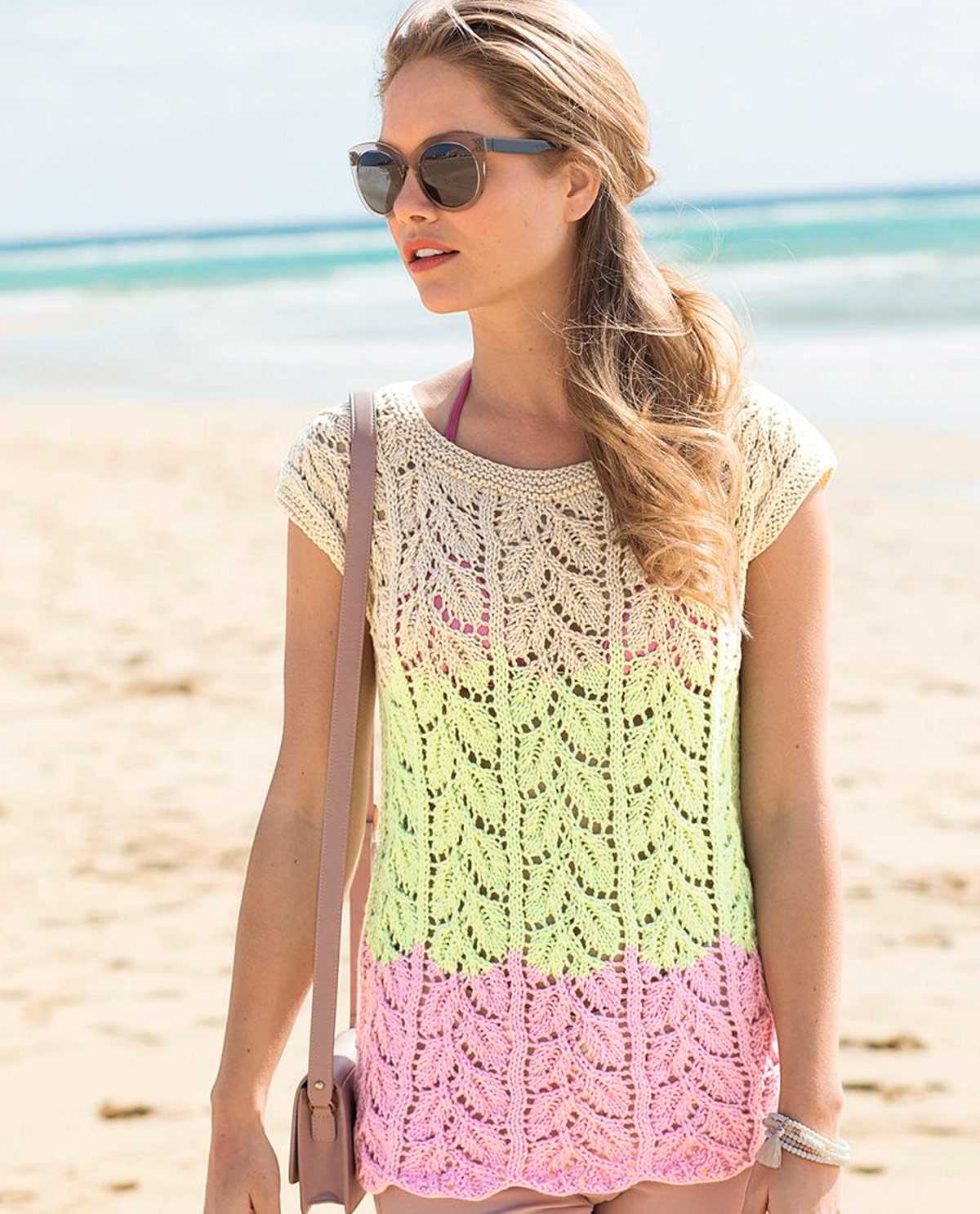 Stylish and Breezy - Knit Your Own Summer Tops with These Free Patterns Free knitting patterns womens summer tops