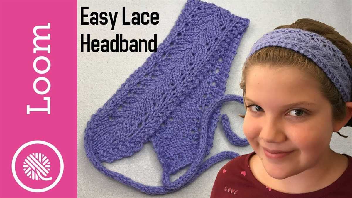 Summer headband knitting pattern