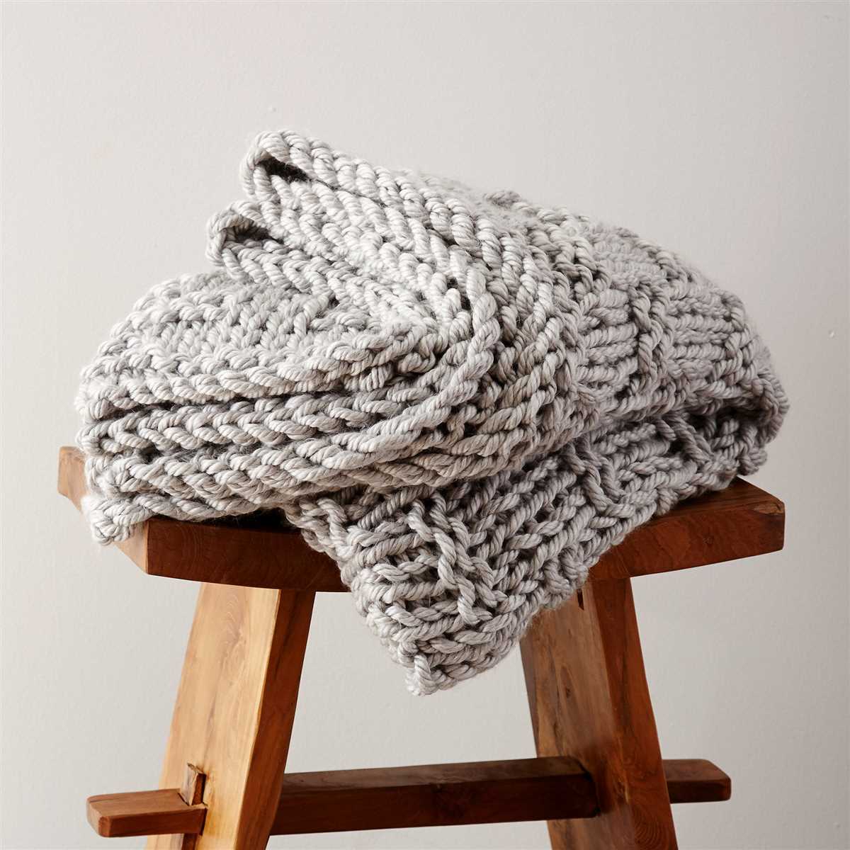 Chunky knit baby blanket free pattern