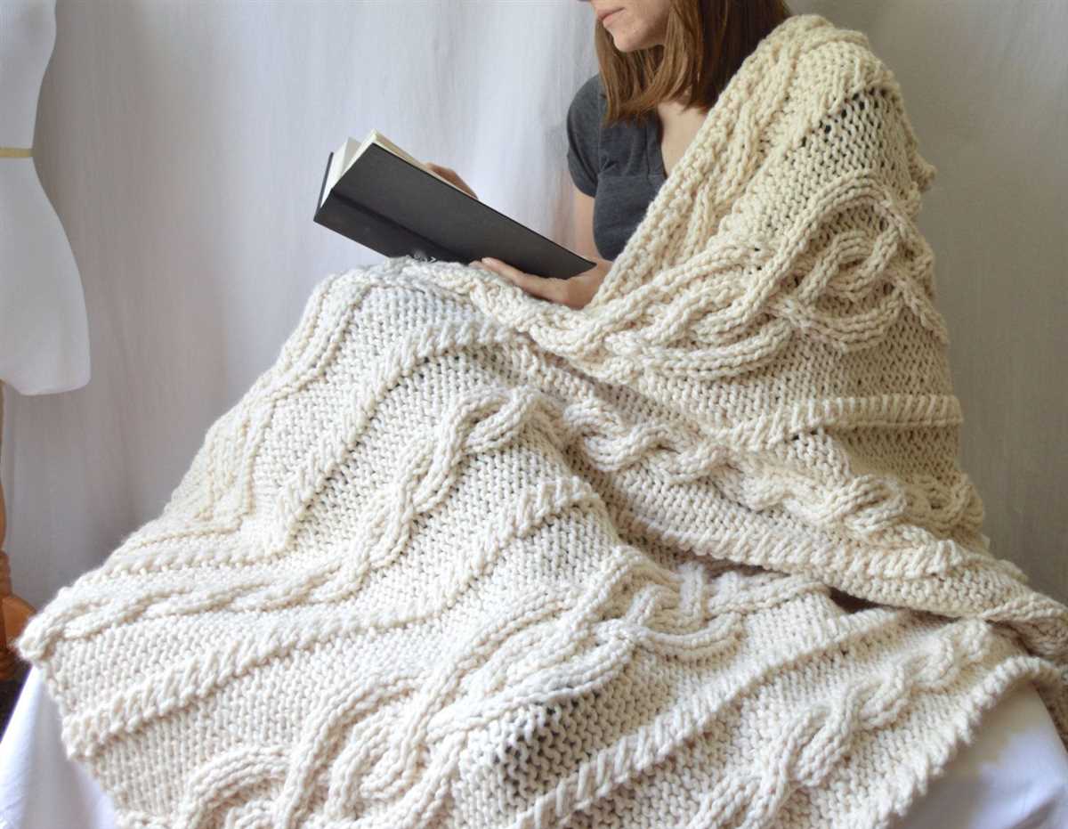 Knit throw patterns