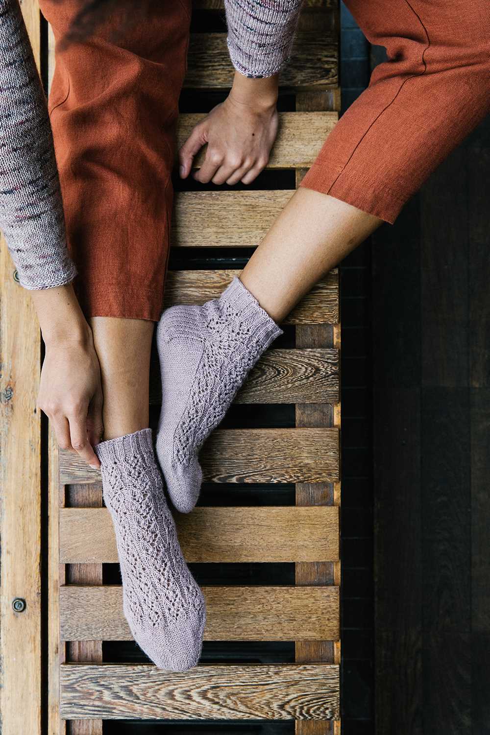 Leg warmer pattern knit in the round