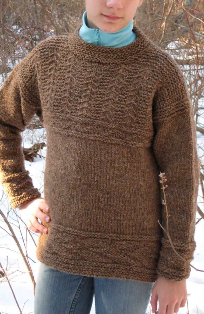 Free men's gansey sweater knitting patterns