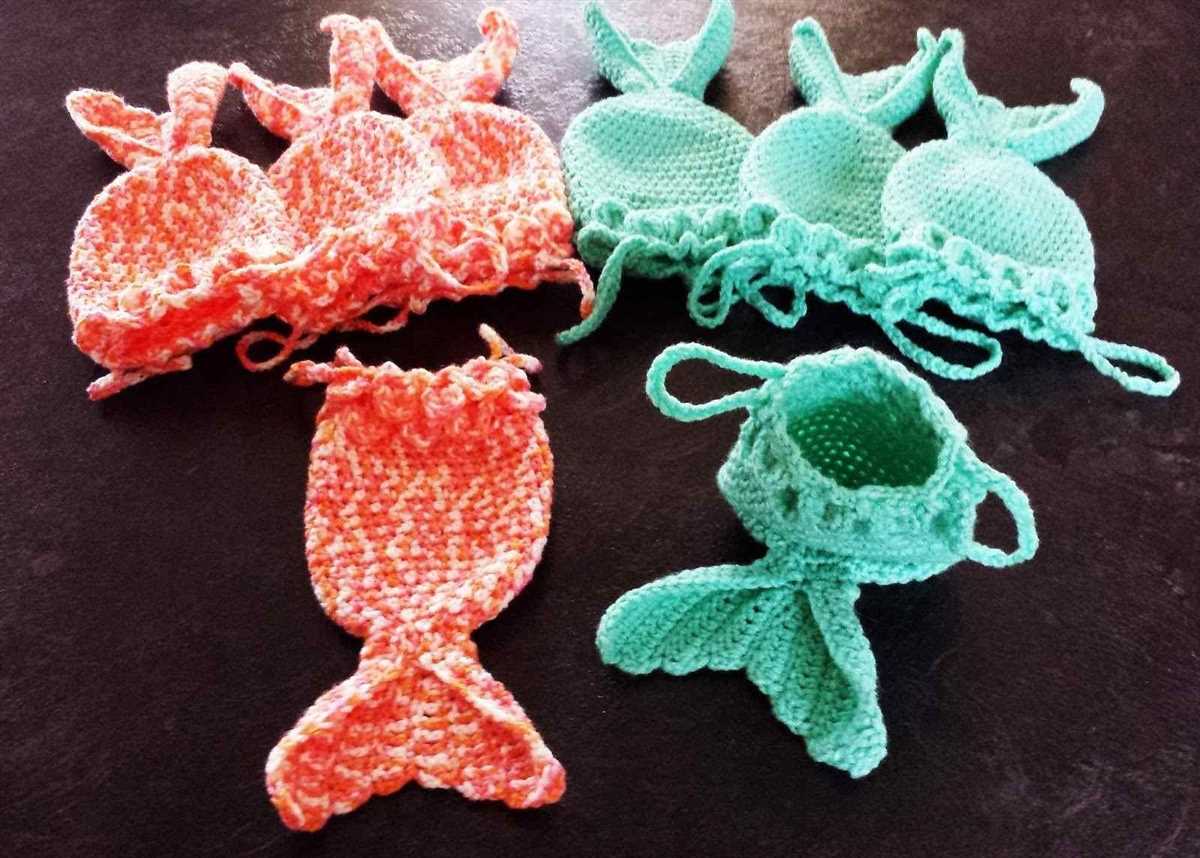 Free mermaid tail knitting pattern