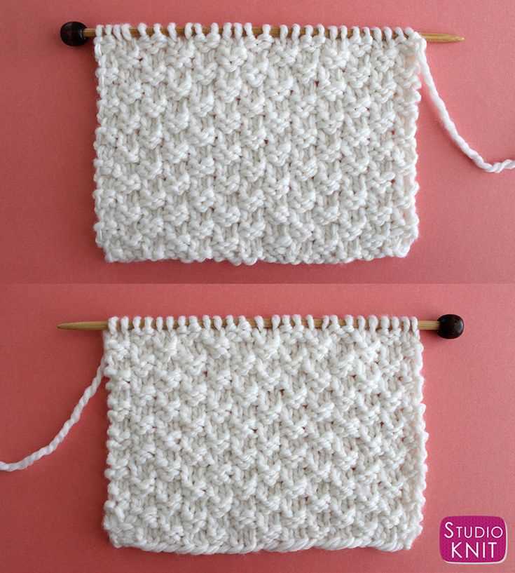 Free moss stitch scarf knitting pattern