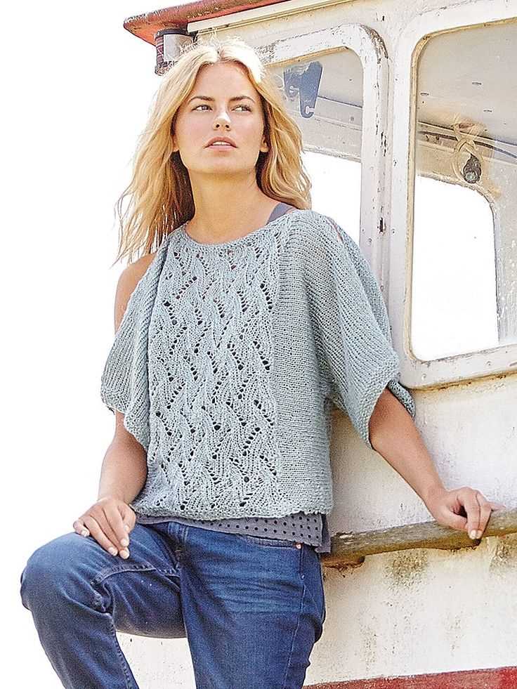 One shoulder top knitting pattern
