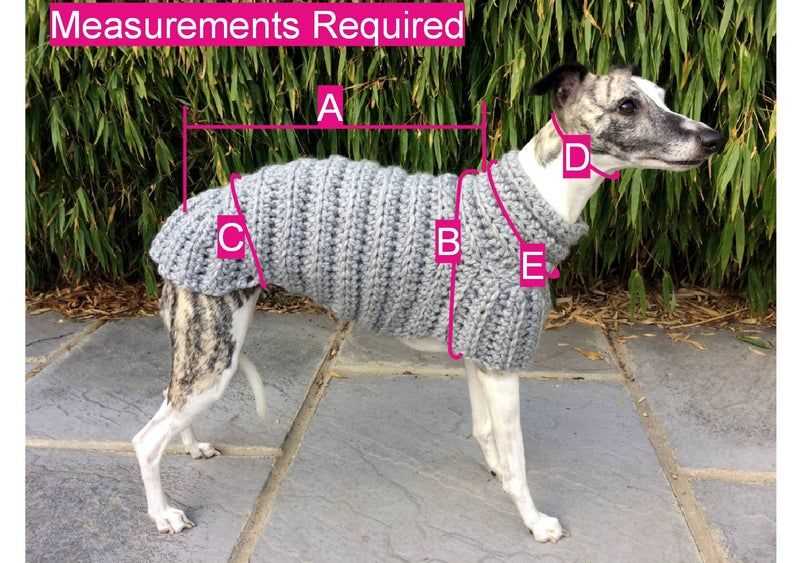 Greyhound knitting pattern coat