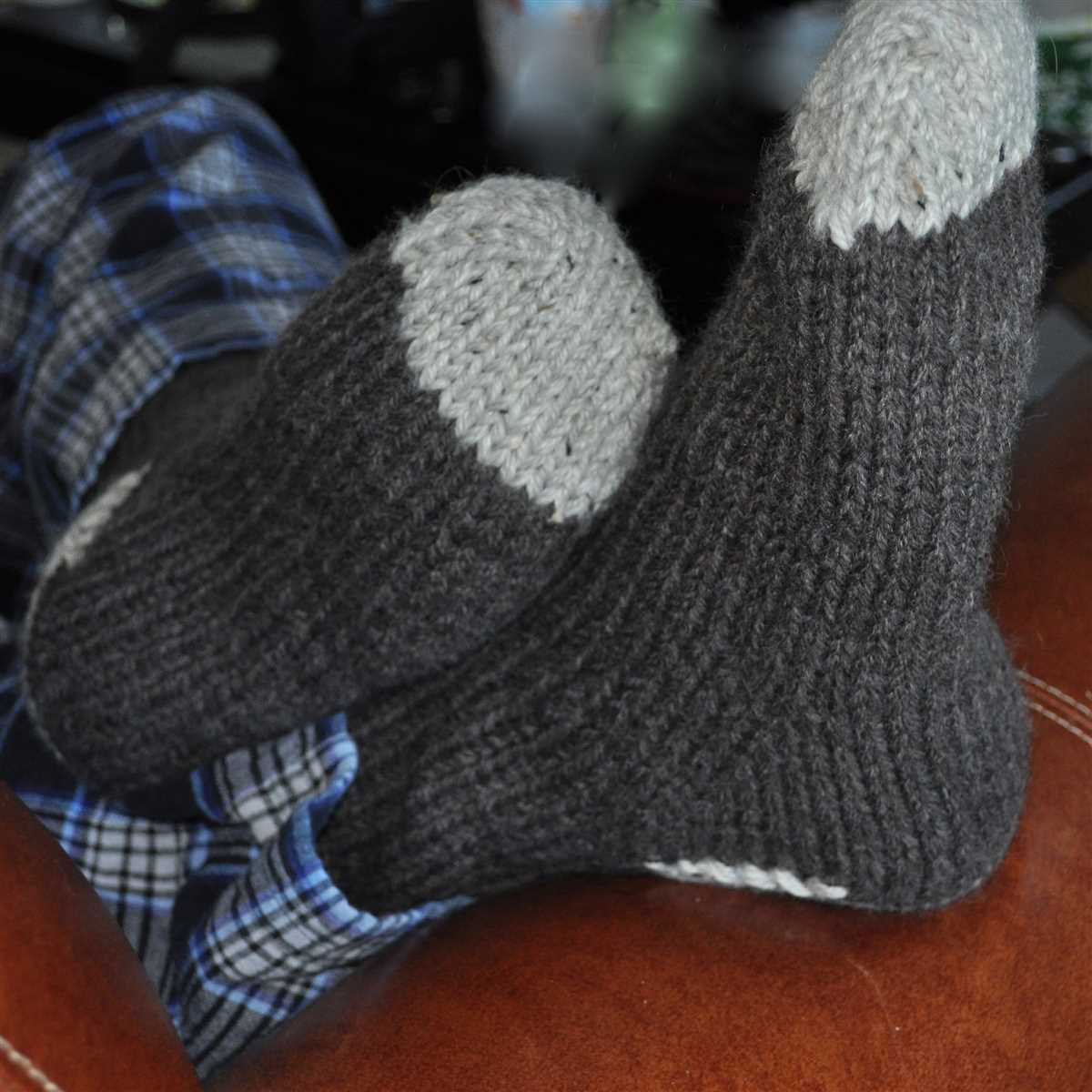 Easy mens sock knitting pattern