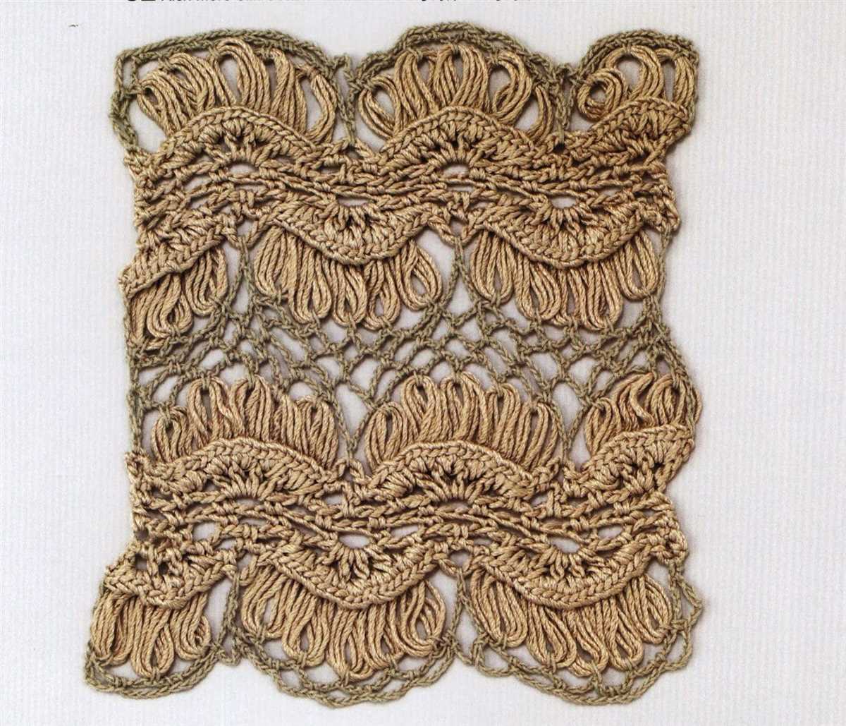 Broomstick lace knitting patterns