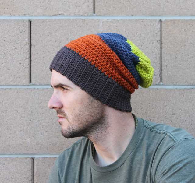 Free knitting pattern mens slouch hat