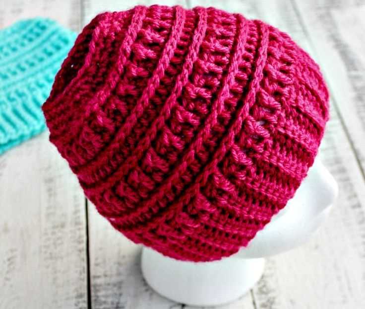 Bun hat knitting pattern