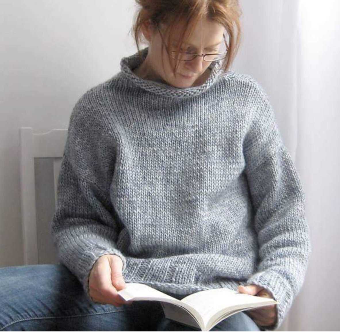 Free oversized sweater knitting pattern