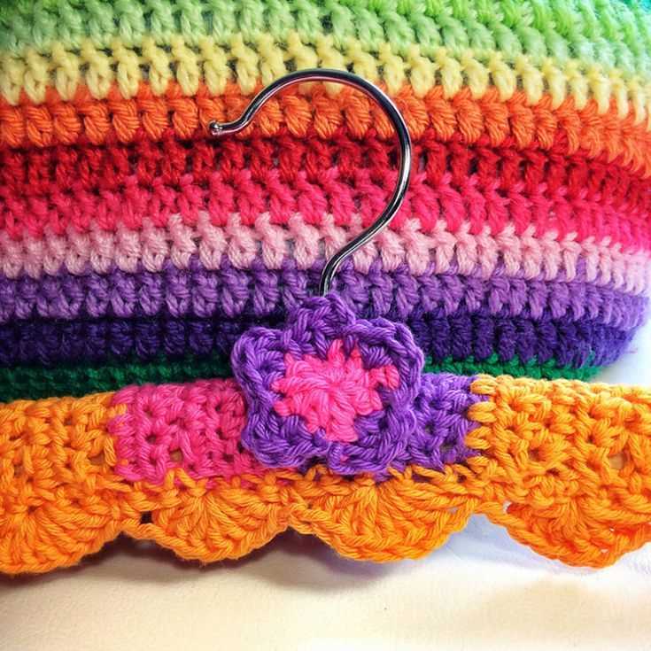 Free patterns for knitted or crochet coat hanger covers