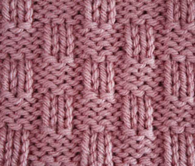 Knitting patterns basket weave stitch