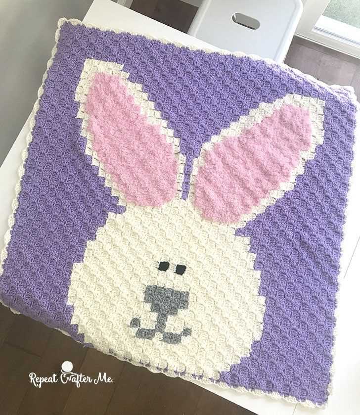 C2c knitted blanket pattern free