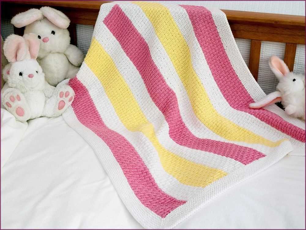 Free printable knitting patterns for baby blankets