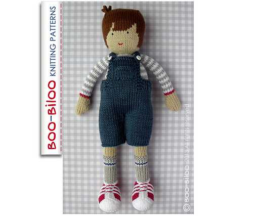 Knitted man doll pattern