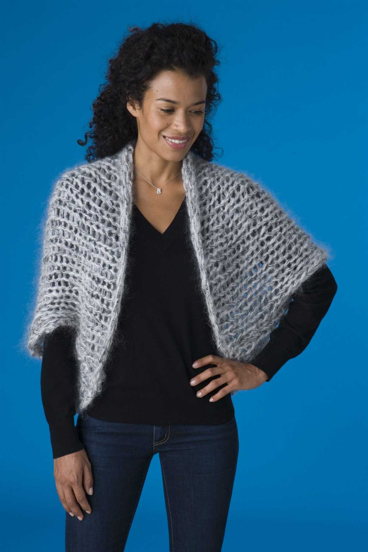 Create a Cozy Cocoon Shrug with this Knitting Pattern Knit cocoon shrug pattern