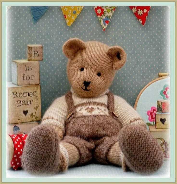 Little teddy knitting pattern