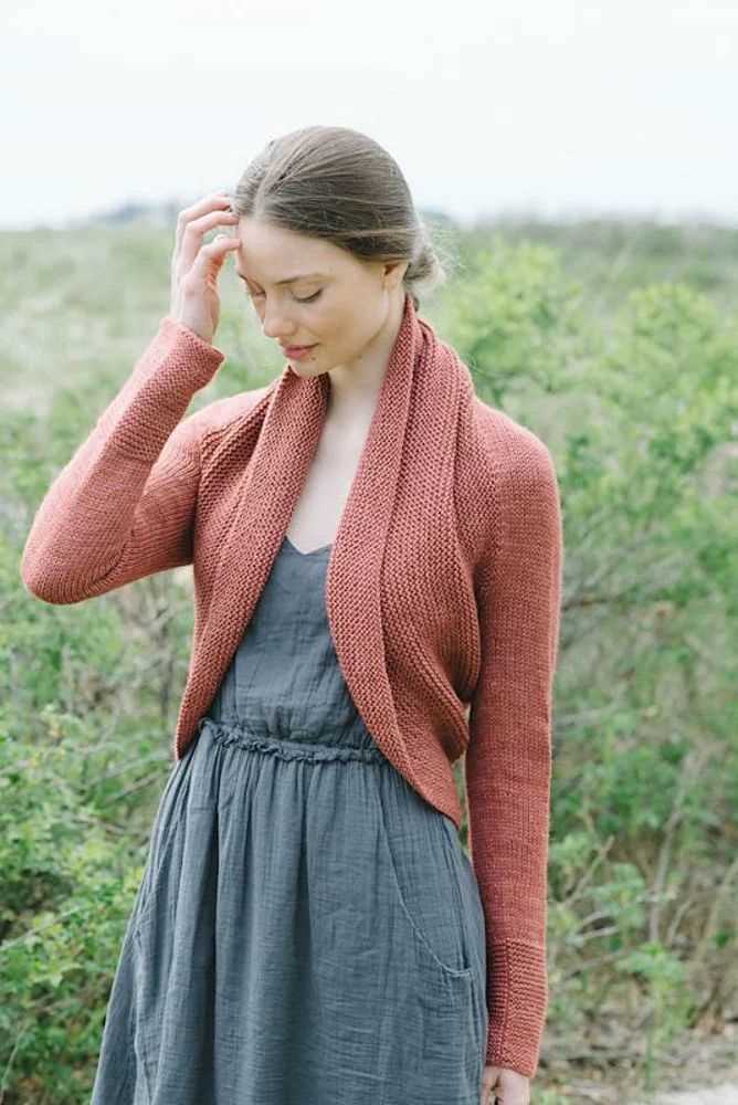 Speckled shrug free knitting pattern