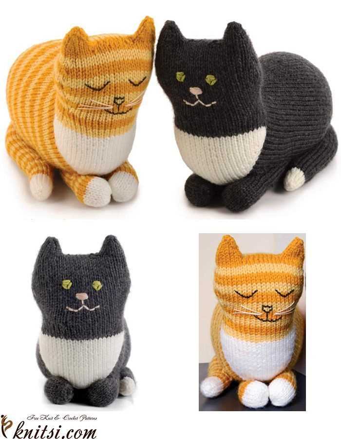 Free knitting pattern cats