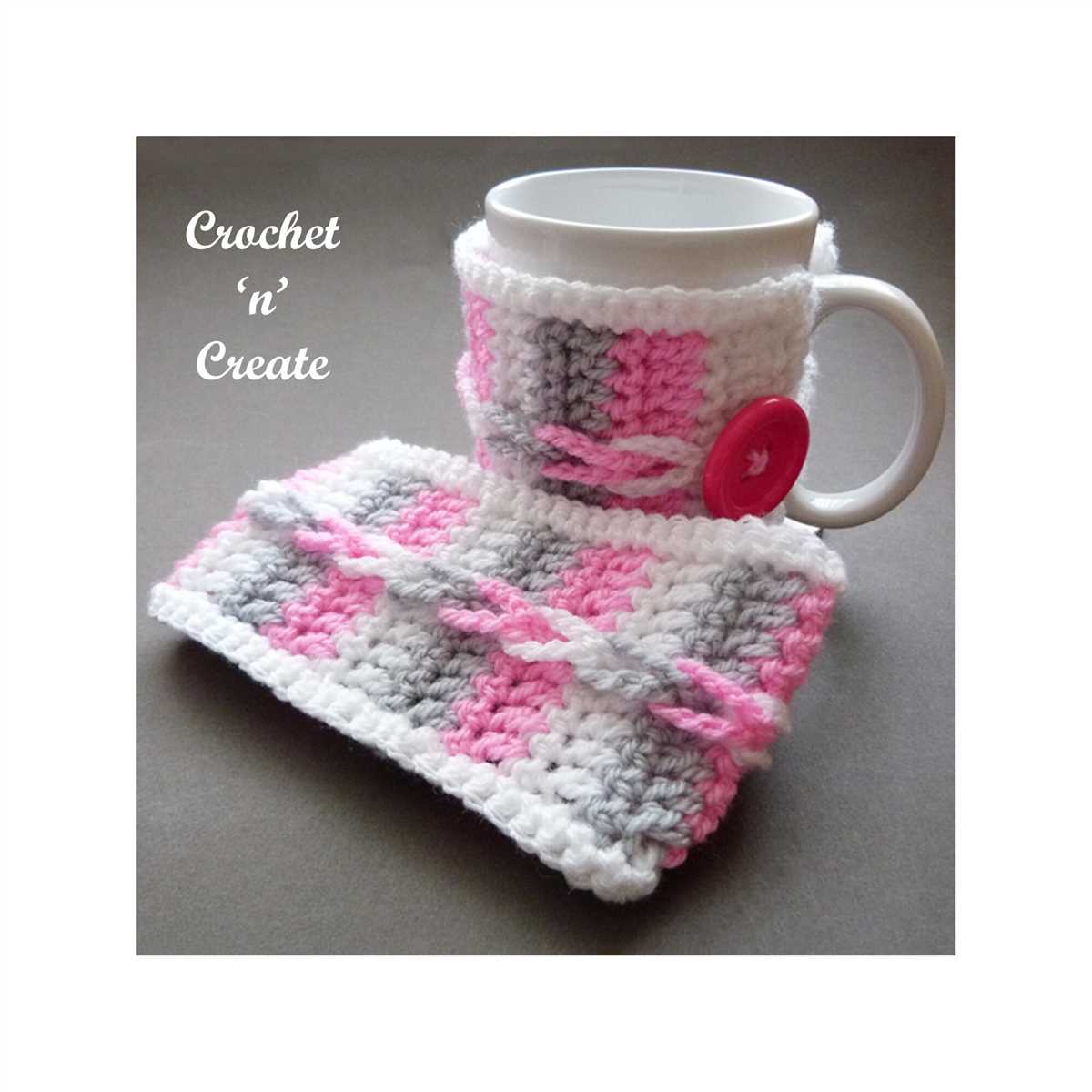 Knitted mug warmers free pattern
