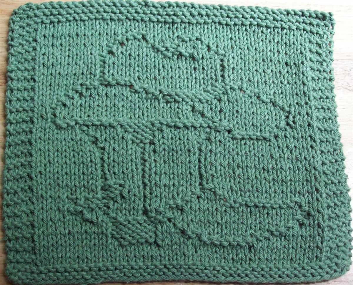 Free shamrock knitting pattern