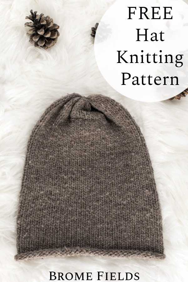 Free slouchy knit hat patterns