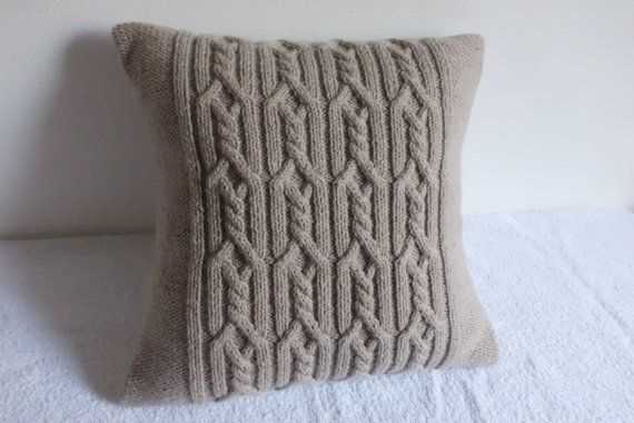 Knitted pillowcase pattern