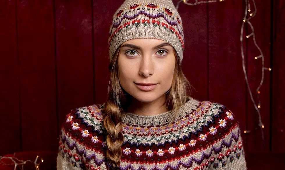 Free sweater scarf knitting pattern