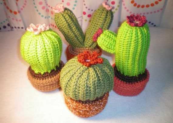 Knit cactus pattern free