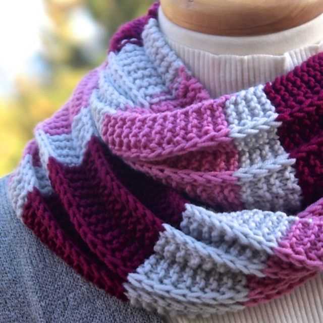 Bacon scarf knitting pattern