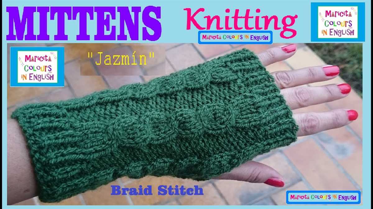 Knitted fingerless mittens pattern free