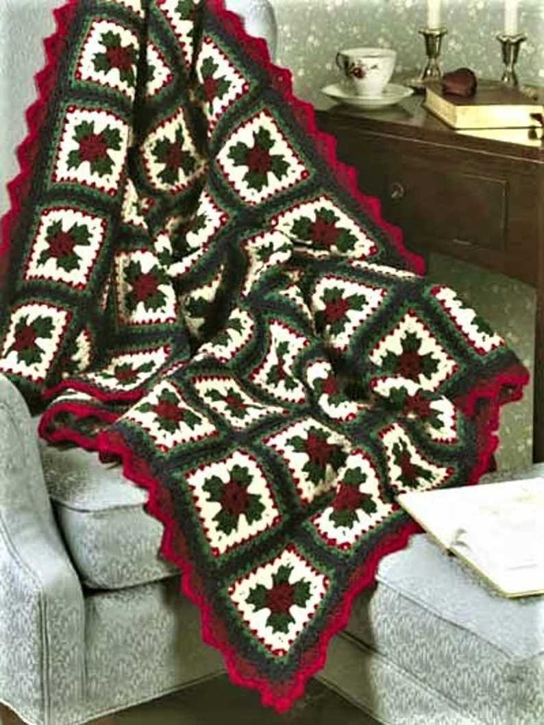 Free knitted christmas blanket patterns