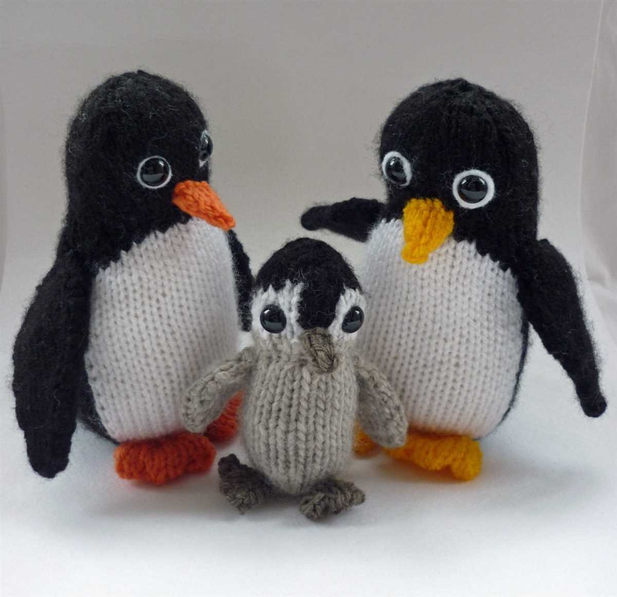 Penguin knitting pattern