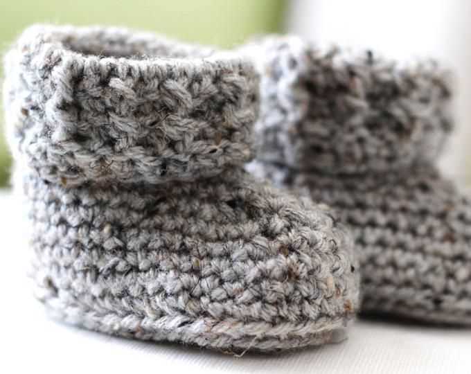Knit booties pattern easy