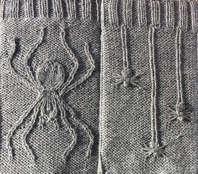 Free woolly spider knitting pattern