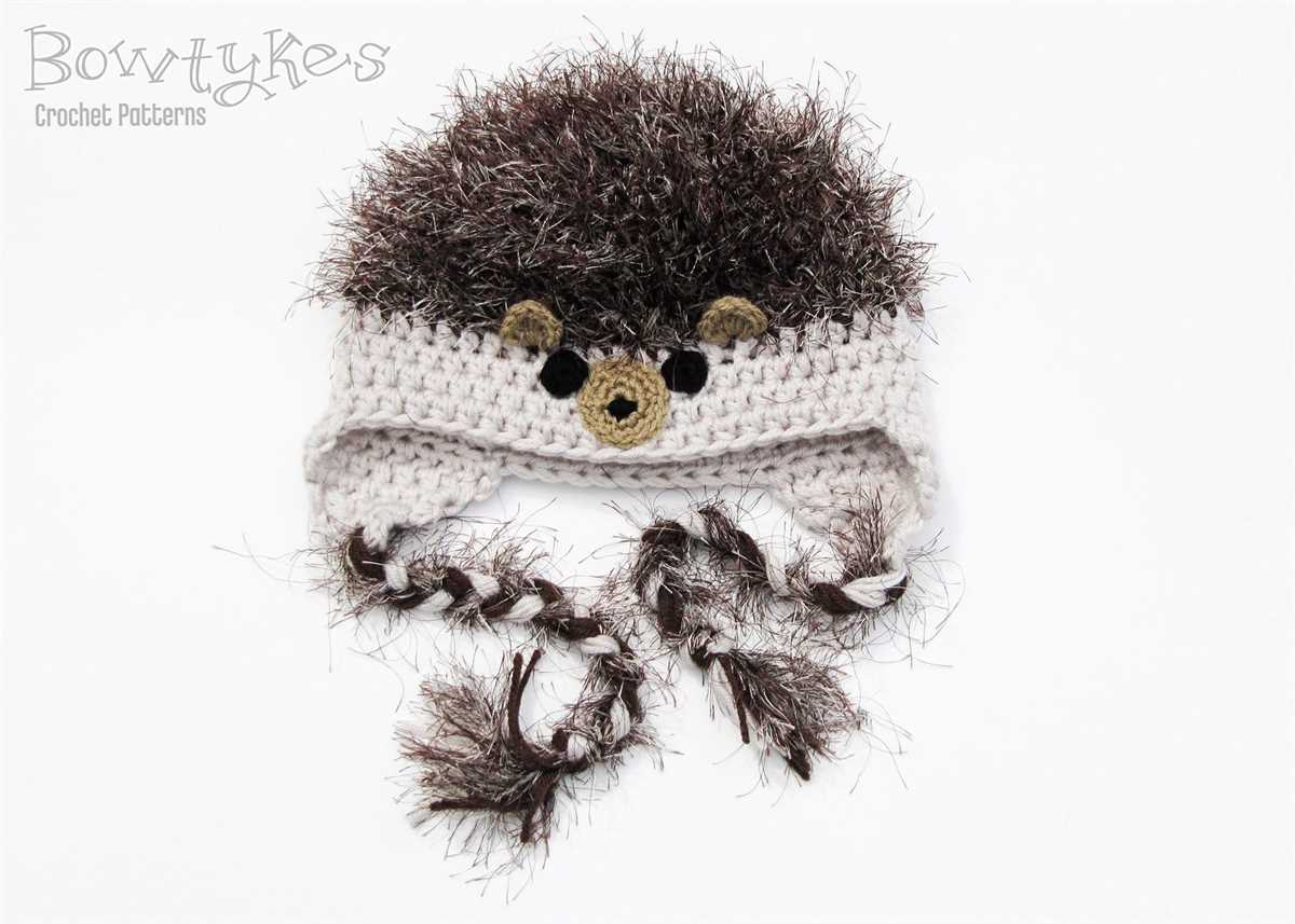 Hedgehog hat knitting pattern