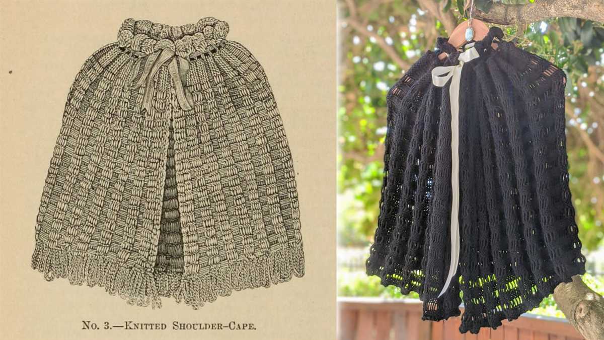 Lace cape knitting pattern