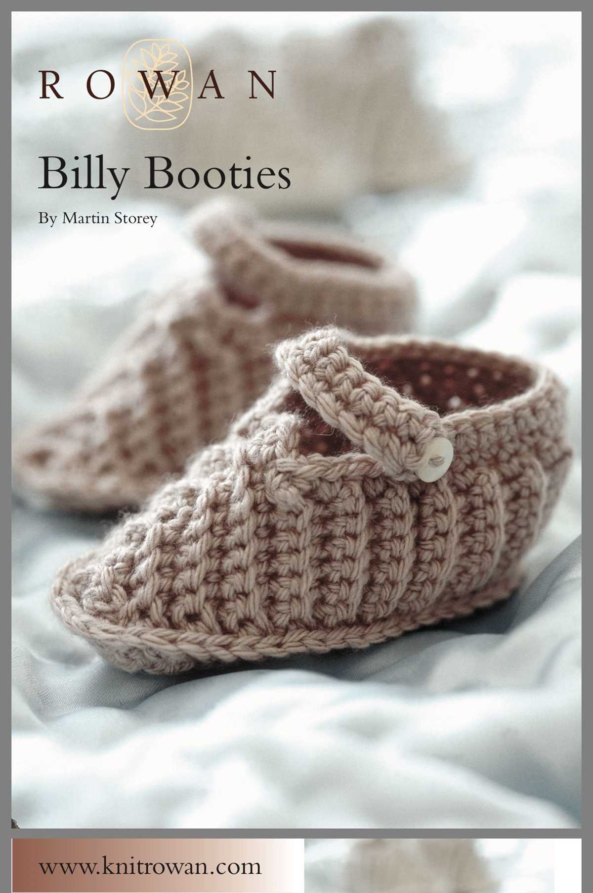 Baby bootie knitting pattern