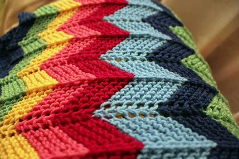 Zig zag knitting pattern free