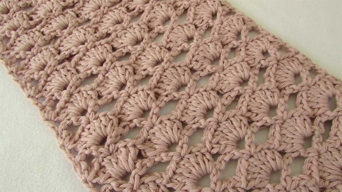 Beginner lace scarf knitting pattern