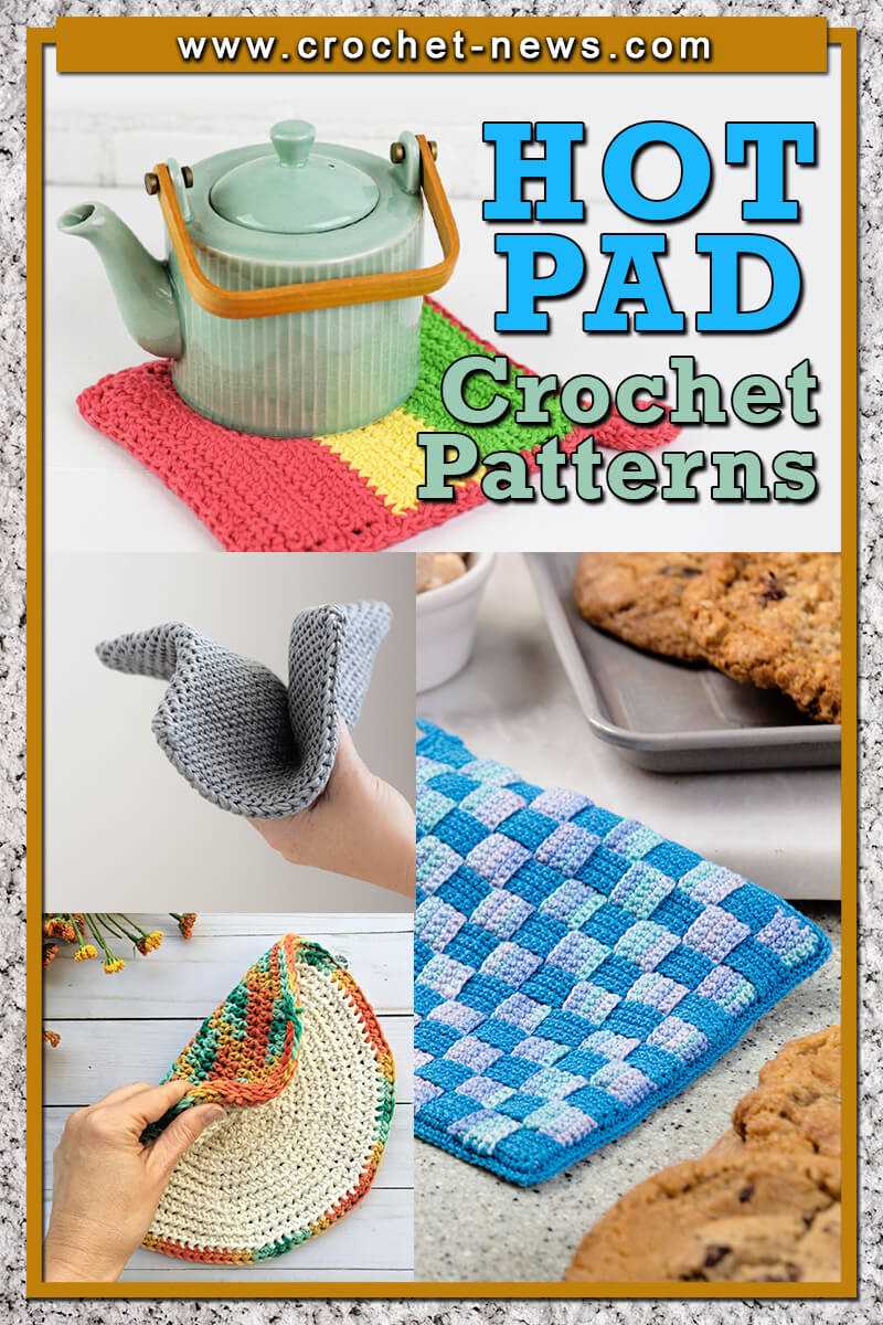 Knit hot pad pattern