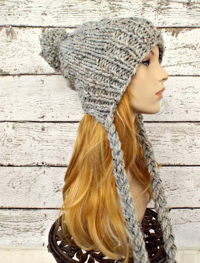 Flap hat knitting pattern