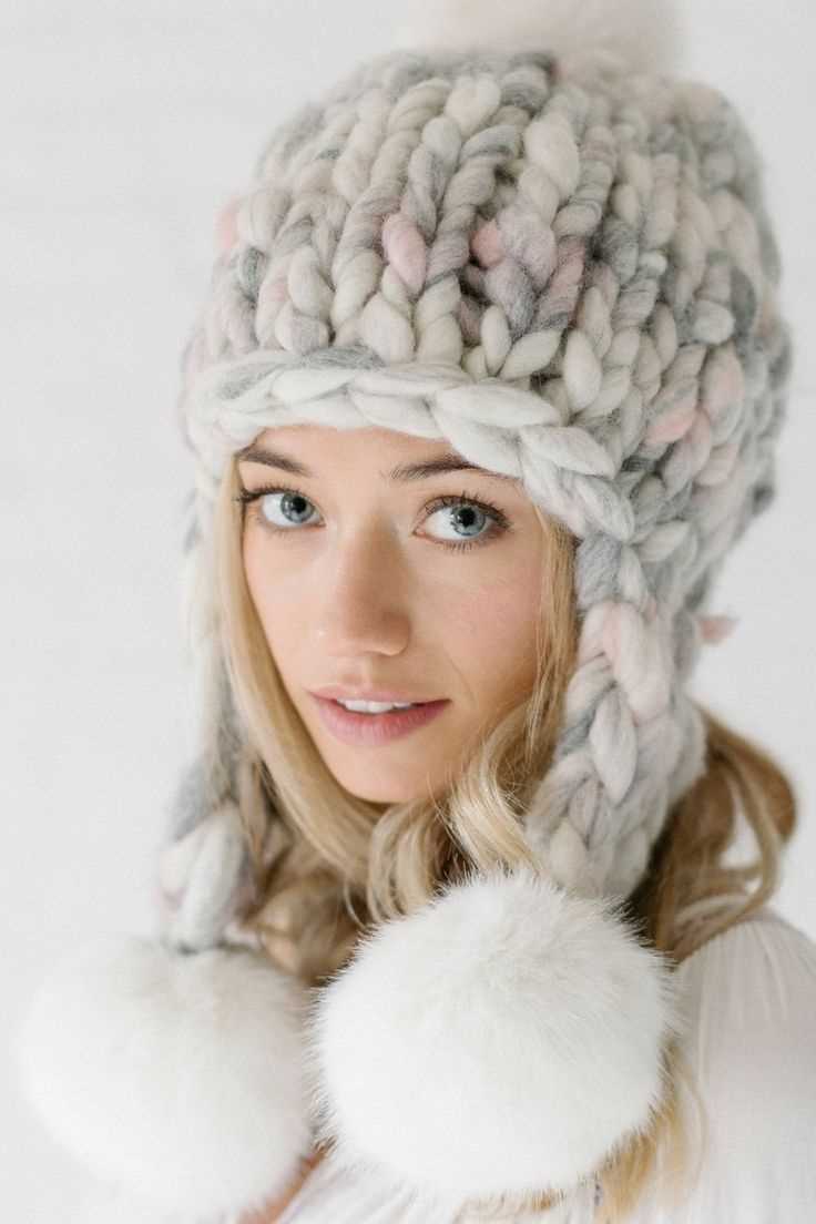 Easy pom pom hat knitting pattern