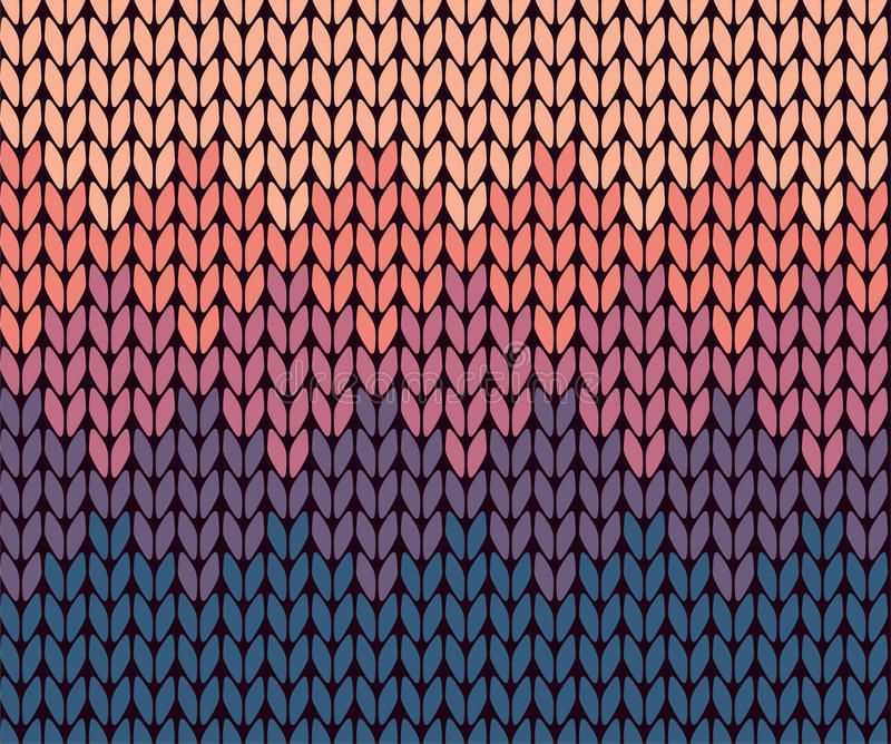 Vector knit pattern