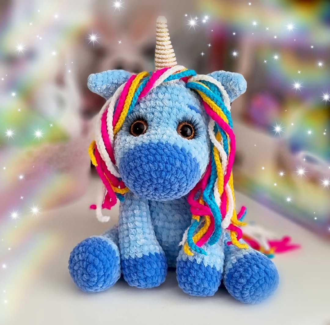 Free unicorn toy knitting pattern