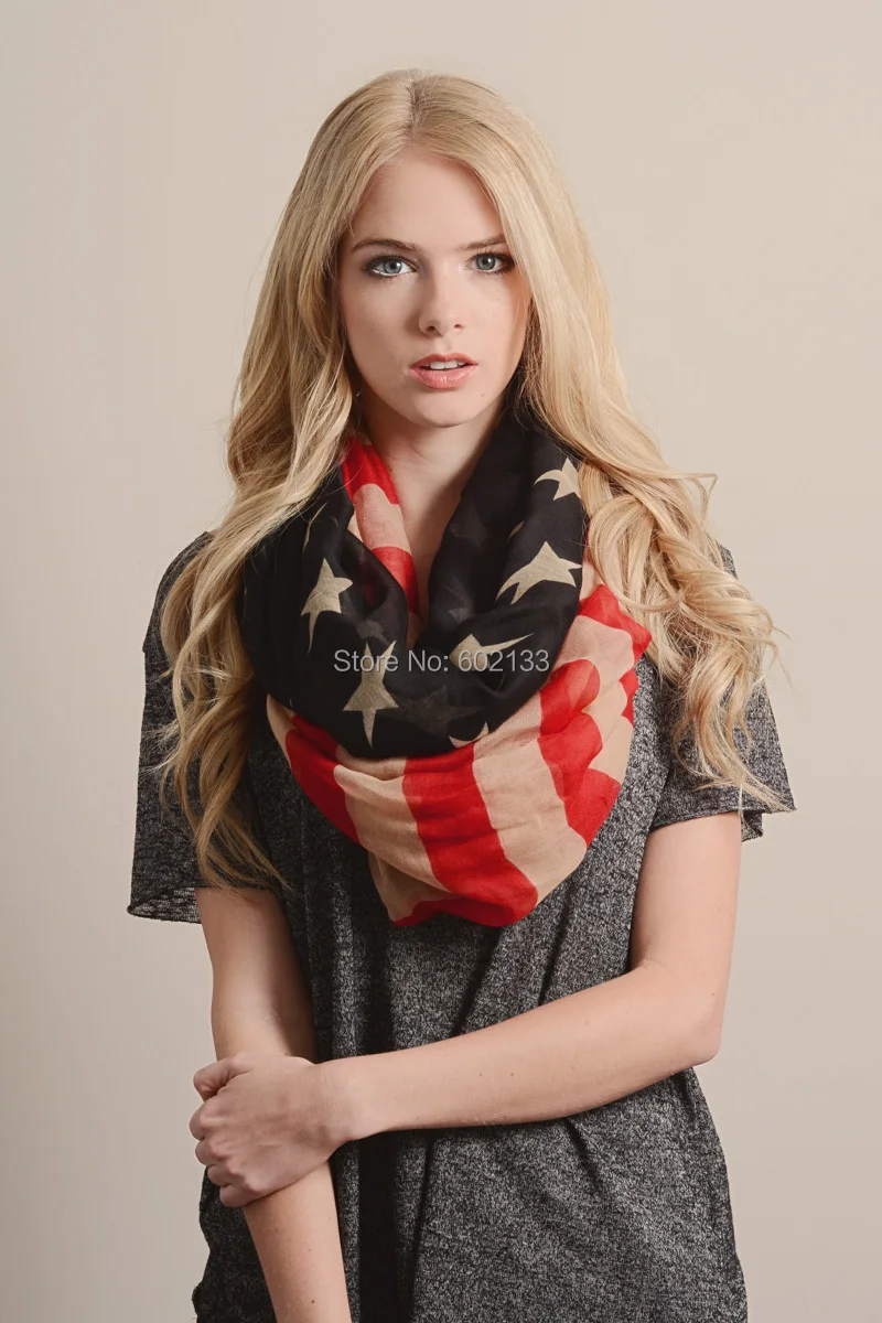 American flag scarf knitting pattern